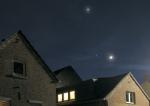 Nachbarn Mond Jupiter Venus