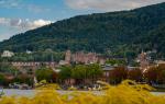 Schloss-Heidelberg mit Gelb