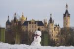 Schneemann im Schlossgarten